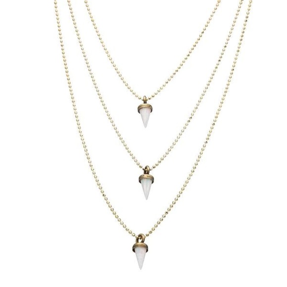 Lionette AVISH tiered necklace white - Picture 1 of 2